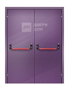 Двупольная ДПМ-02 2-го типа противопожарная дверь глухая утепленная