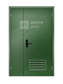 Дверь полуторостворчатая с решеткой EI-90 ДМП ДП-099